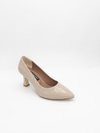 Morgana Stiletto Vegan Deri Krem