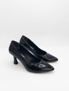 Morgana Stiletto Vegan Deri Siyah