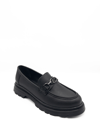 Senda Kalın Taban Loafer Siyah