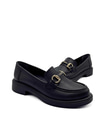 Texa Loafer Miu Detaylı Siyah