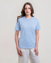 CII Nakışlı Basic Tshirt- Bebe Mavi