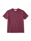CII Nakışlı Basic Tshirt-Bordo