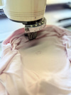 CII Nakışlı Basic Tshirt-Pudra