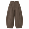 Nora Barrel Pantolon – Kahve