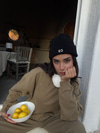 Soft Knit Crew-Cookie