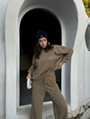 Soft Knit Crew-Cookie