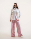 Sorrento Keten Pantolon-Bebek Pembe