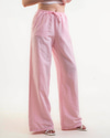 Sorrento Keten Pantolon-Bebek Pembe