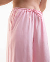 Sorrento Keten Pantolon-Bebek Pembe