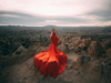 Flying Dress Photoshoot Cappadocia – Sunrise Photography with Stunning Valley Views