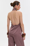 Blade Rose Satin Blouse