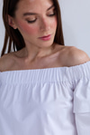 Noir White Blouse