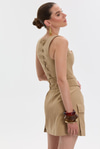 Rouge Canvas Skirt