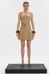 Rouge Canvas Skirt