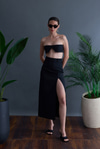 Stripe Eclipse Wool Skirt