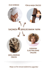 2'li Vegan Saç Kremi & Durulanmayan Saç Serumu, B7 Vit, Kolajen ve Keratin İçerikli Saç Bakım Seti