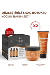 3'lü Uzun Süren Düzleştirici & Saç Botoxu Kiti Tuzsuz Şampuan 250ml Saç Maskesi 250ml Saç Bakım Seti