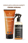 Vegan Tuzsuz Şampuan & Saç Bakım Spreyi 250ml, Keratin, Kolajen ve B7 Biotinli 2'li Besleyici Set