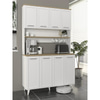 8 Kapakli Mutfak Dolabi Kahve Kosesi Cok Amacli Dolap Beyaz - Rota | Potter 1200X400X1961 Mm