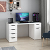 Alen 150 Cm 5 Çekmeceli Dolaplı Çalışma & Oyuncu Masası - Beyaz