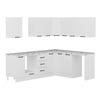 Alvinka 250-200X222 Cm Mbr_A Köşe Mutfak Dolabı