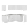Alvinka 250-200X222 Cm Mbr_B Köşe Mutfak Dolabı