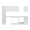 Alvinka 280X210 Cm High Gloss Mutfak Dolabı Mb-E80B40S40-2