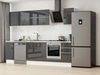 Alvinka 280X210 Cm High Gloss Mutfak Dolabı M-E80S40S40-2