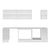 Alvinka 280X210 Cm High Gloss Mutfak Dolabı M-E80S40S40-3
