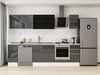Alvinka 280X210 Cm High Gloss Mutfak Dolabı M-E80S40S40-3