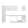 Alvinka 285X210 Cm High Gloss Mutfak Dolabı Mb-E80B40S45-3