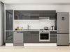 Alvinka 285X210 Cm High Gloss Mutfak Dolabı Mb-E80B45S40-1