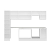 Alvinka 285X210 Cm High Gloss Mutfak Dolabı Mb-E80B40S45-1