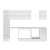 Alvinka 285X210 Cm High Gloss Mutfak Dolabı Mb-E80B40S45-2