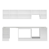 Alvinka 290X210 Cm High Gloss Mutfak Dolabı M-E80S45S45-1