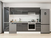 Alvinka 290X210 Cm High Gloss Mutfak Dolabı Mb-E90B40S40-1