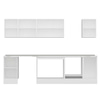 Alvinka 290X210 Cm High Gloss Mutfak Dolabı M-E80S45S45-3