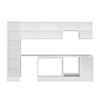 Alvinka 290X210 Cm High Gloss Mutfak Dolabı Mb-E80B45S45-1