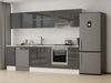Alvinka 290X210 Cm High Gloss Mutfak Dolabı M-E90S40S40-1