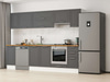 Alvinka 290X210 Cm Klasik Mebran Mutfak Dolabı M-E90S40S40-1