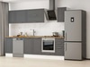 Alvinka 290X210 Cm Klasik Mebran Mutfak Dolabı M-E90S40S40-2