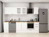 Alvinka 290X210 Cm Klasik Mebran Mutfak Dolabı M-E90S40S40-3