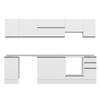 Alvinka 295X210 Cm High Gloss Mutfak Dolabı M-E90S45S40-1