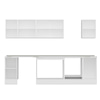 Alvinka 295X210 Cm High Gloss Mutfak Dolabı M-E90S40S45-2