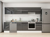 Alvinka 295X210 Cm High Gloss Mutfak Dolabı M-E80S45S50-1