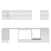 Alvinka 295X210 Cm High Gloss Mutfak Dolabı M-E80S45S50-2