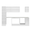 Alvinka 295X210 Cm High Gloss Mutfak Dolabı Mb-E90B45S40-2