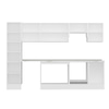 Alvinka 295X210 Cm High Gloss Mutfak Dolabı Mb-E80B45S50-1