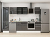 Alvinka 295X210 Cm High Gloss Mutfak Dolabı Mb-E80B50S45-3