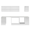 Alvinka 295X210 Cm High Gloss Mutfak Dolabı M-E80S50S45-2